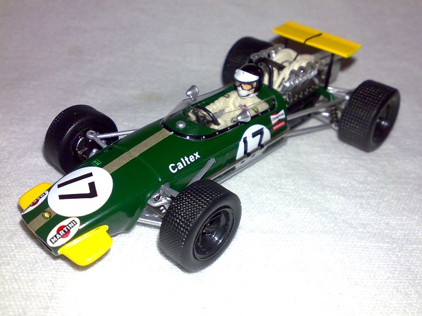 Brabham BT24 (Caltex Racing), Kurt Ahrens, GP Německa 1968 - Nurburgring