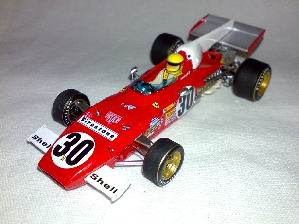 Ferrari 312B2, Nanni Galli, GP Francie 1972 - Clermont Ferrand / Circuit de Charade