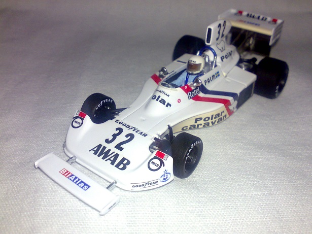 Hesketh 308 (Polar Caravans), Torsten Palm, GP Švédska 1975 - Anderstorp / Scandinavia Raceway