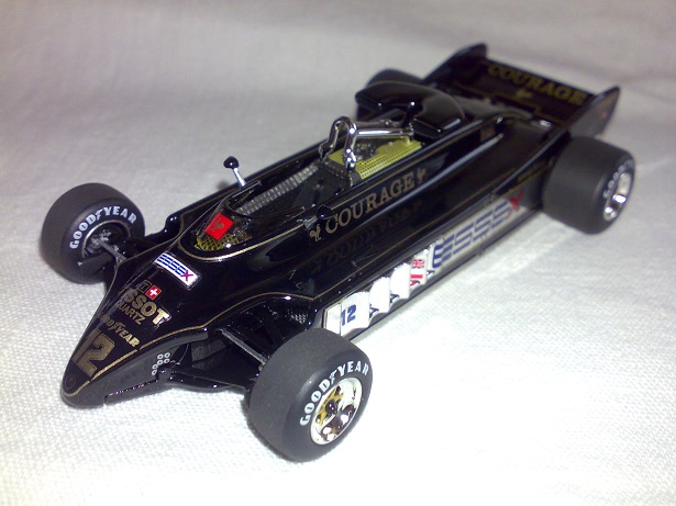 Lotus 88B, Nigel Mansell, trénink na GP Velké Británie 1981 - Silverstone Circuit