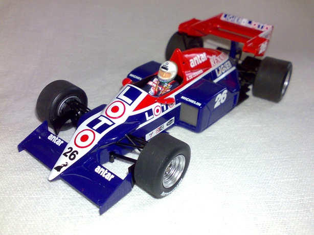 Ligier JS23B, Andrea de Cesaris, GP Evropy 1984 - Nurburgring