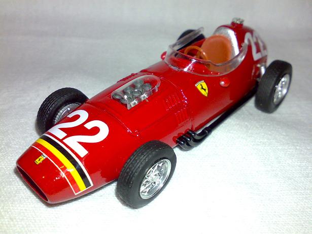 Ferrari Dino 246, Willy Mairesse, GP Belgie 1960 - Circuit de Spa Francorchamps